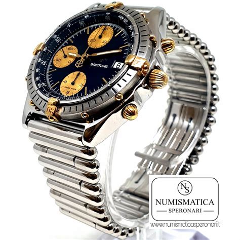 Orologi Breitling in oro e acciaio Nero 